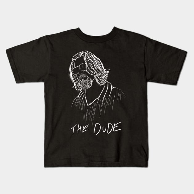 The big lebowski the dude Kids T-Shirt by POPITONTHEWALL